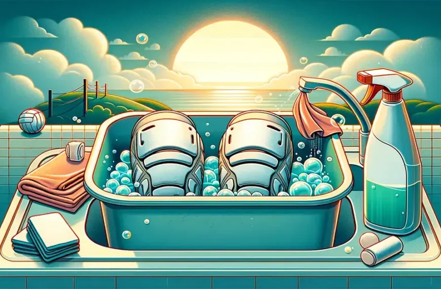 how to wash volleyball knee pads