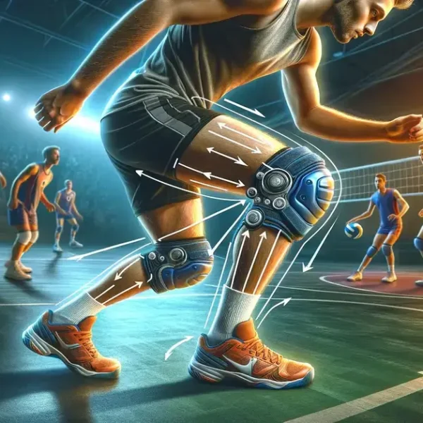how to wear volleyball knee pads AI